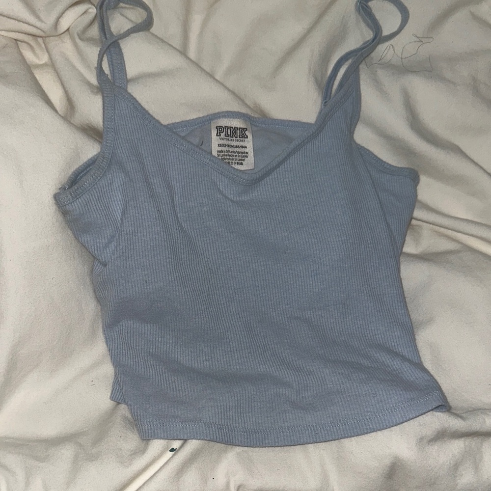 PINK Victoria's Secret Light Blue Camisole